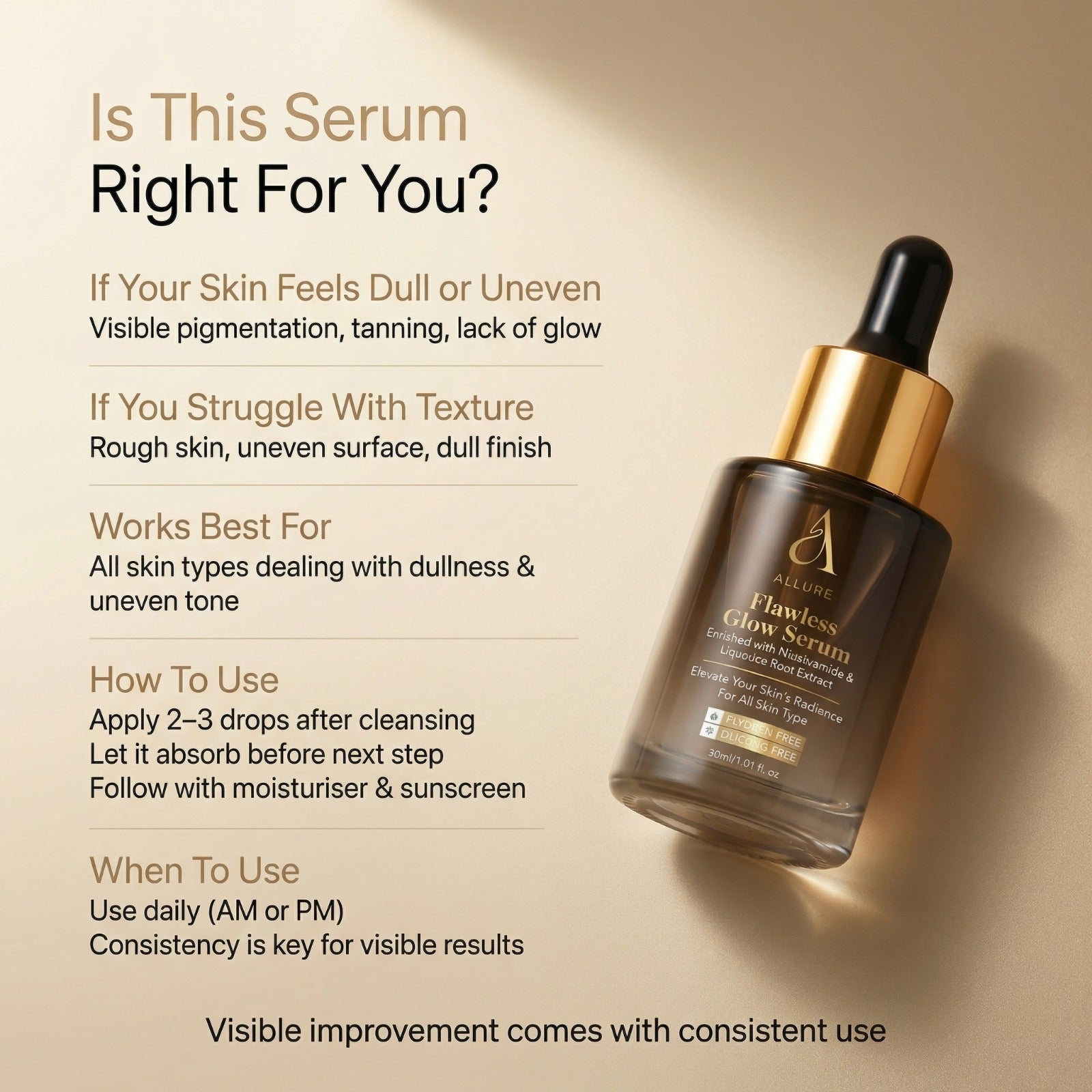 FLAWLESS GLOW FACE SERUM