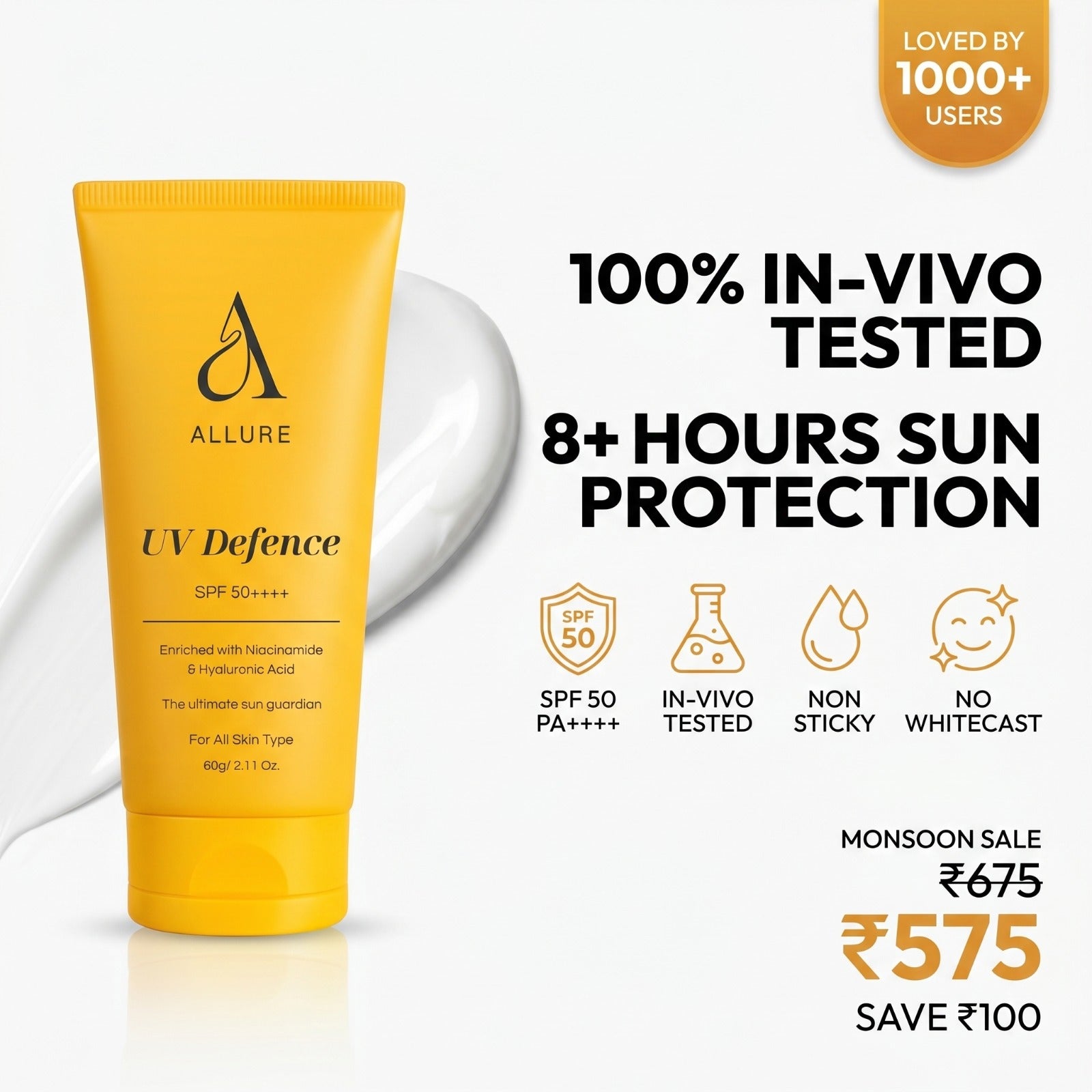 UV Defence SPF50 PA++++ 60g