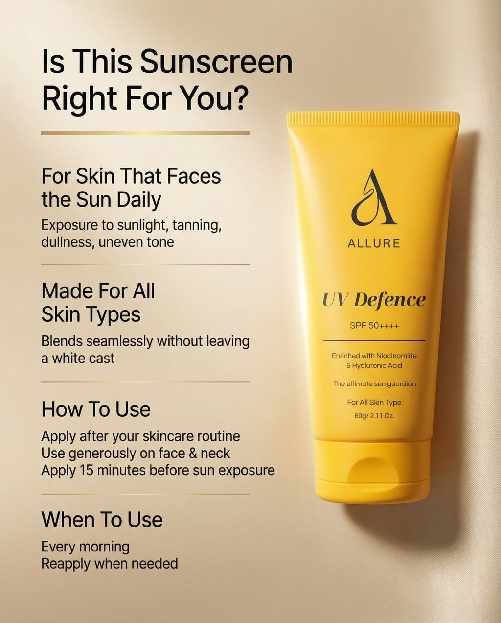 UV Defence SPF50 PA++++ 60g