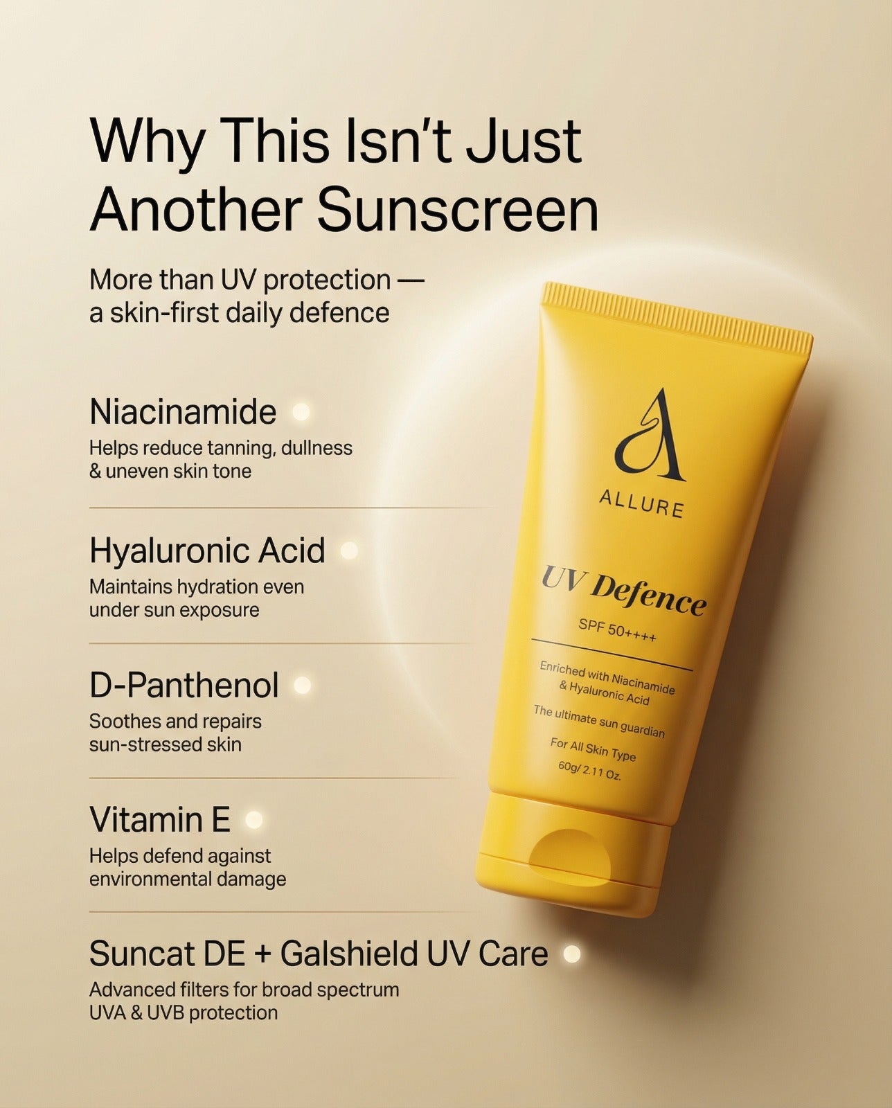 UV Defence SPF50 PA++++ 60g