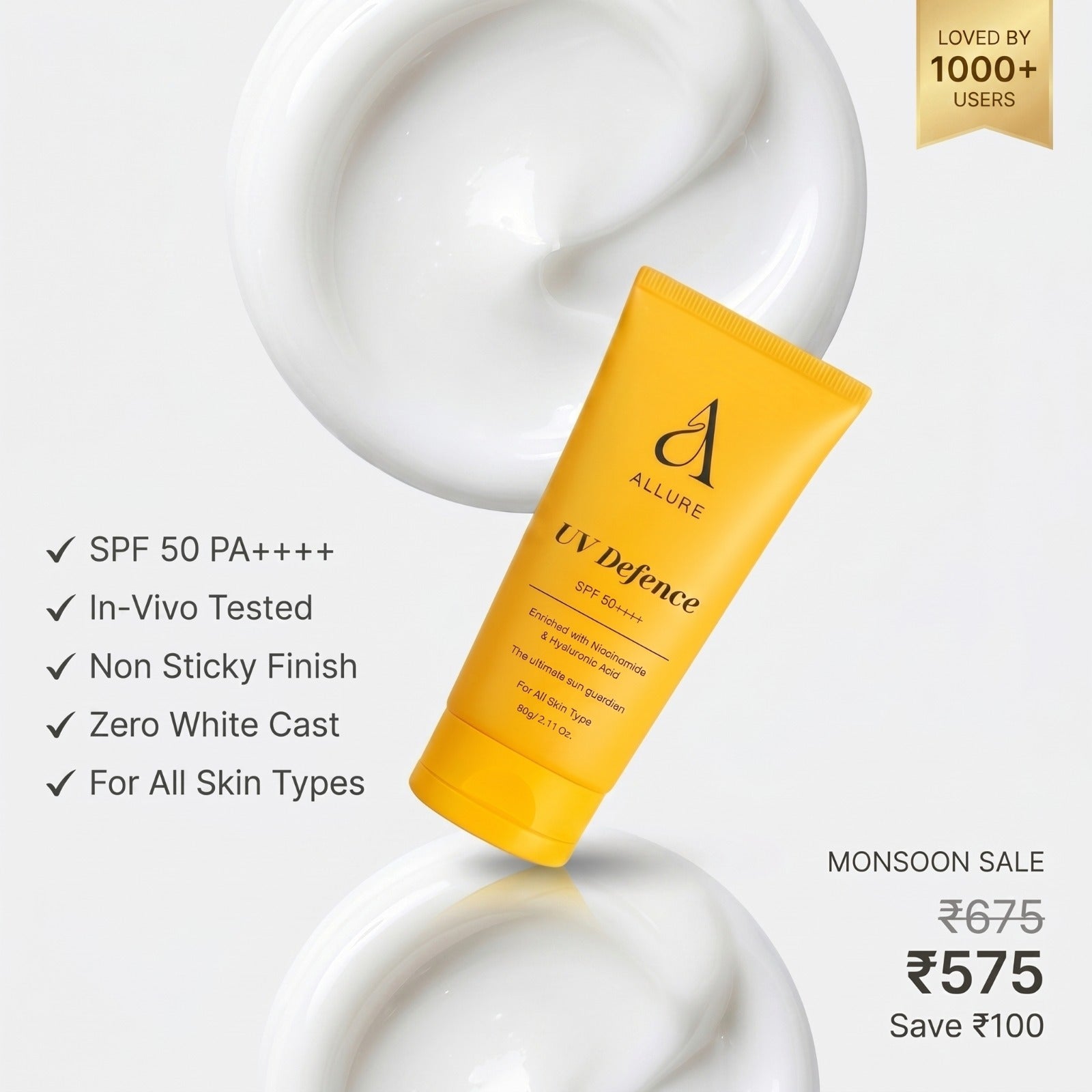 UV Defence SPF50 PA++++ 60g