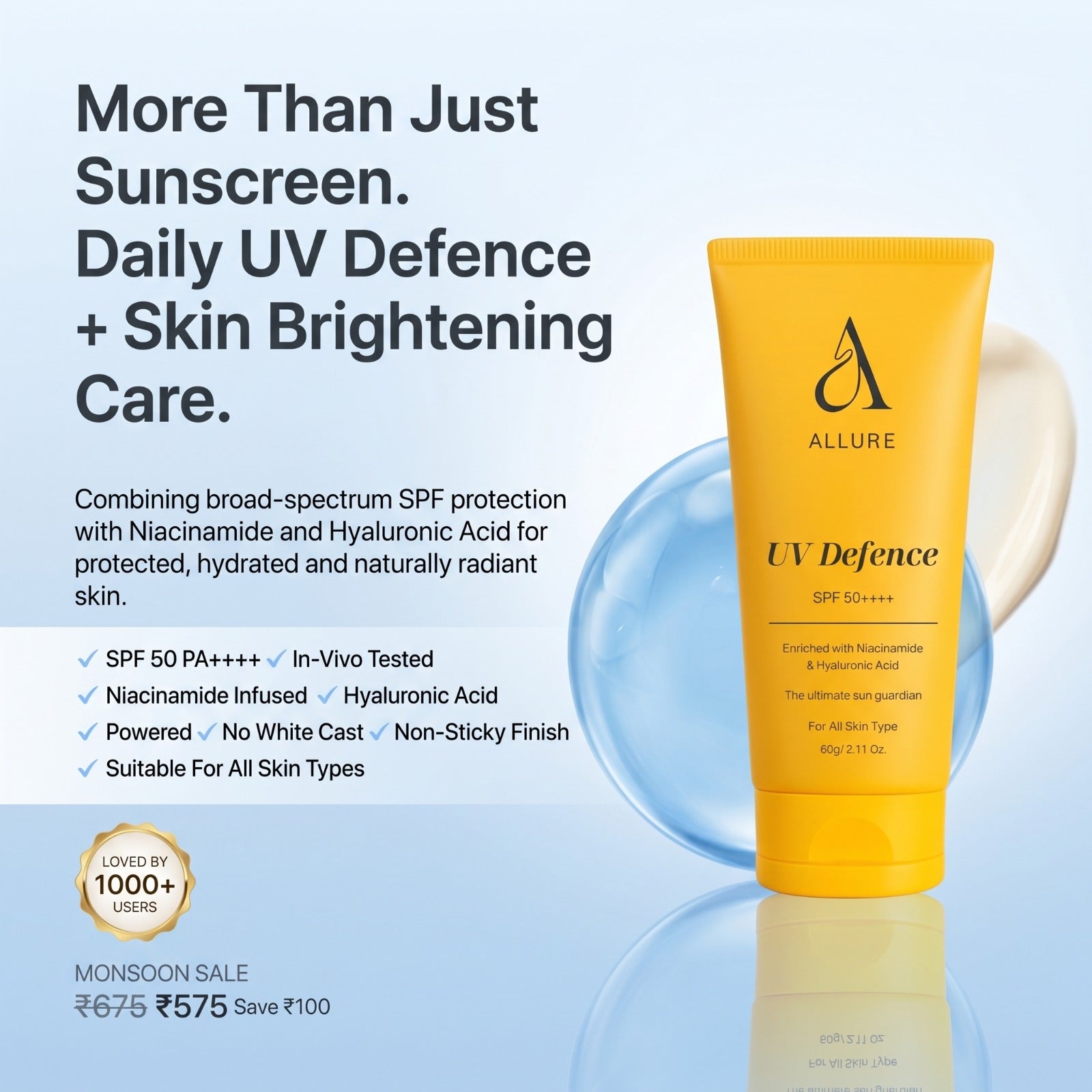 UV Defence SPF50 PA++++ 60g